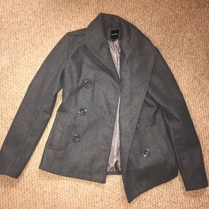 Grey Pea Coat